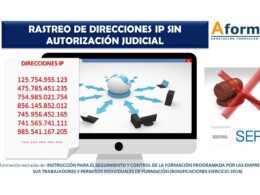 Rastreo de direcciones IP sin autorización judicial
