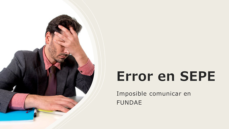 Error en SEPE